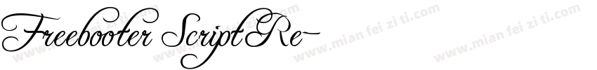 Freebooter Script Re字体转换